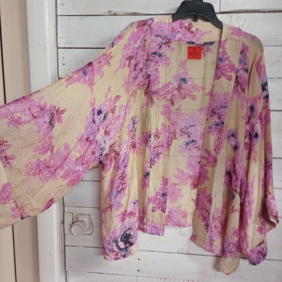 Anthropologie Erfurt Luxury Accessories Denmark Free Size Boho Top Kimono - Picture 1 of 11